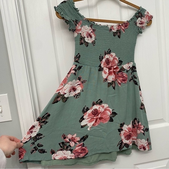 Gypsies & Moondust Off-Shoulder Babydoll Mini Dress Size Small - Picture 3 of 13